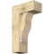 Ekena Millwork Funston Block Rough Sawn Bracket w/ Offset Brace, Douglas Fir, 8"W x 18"D x 30"H BKT0806X18X30FST05RDF - alternate 1